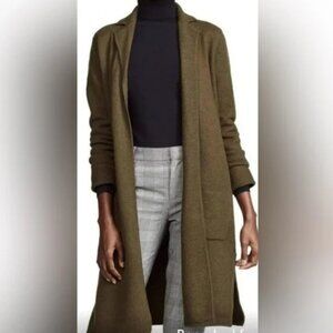 Madewell Olive Open-Front Cardigan